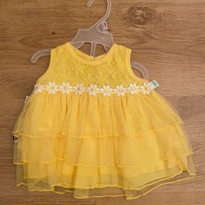 Yellow Tulle Bumble Bee Diaper Cover Dress